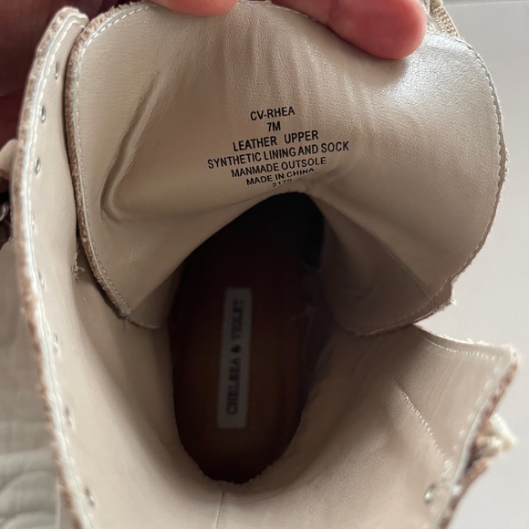 Chelsea & Violet Taupe Boots - Picture 5 of 5